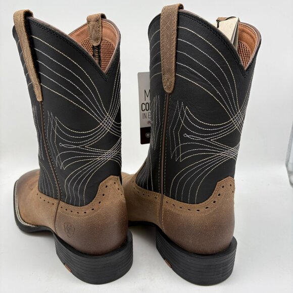 Brand new Ariat Sport Wide Square Toe Cowboy Boots Men\'s main image 4